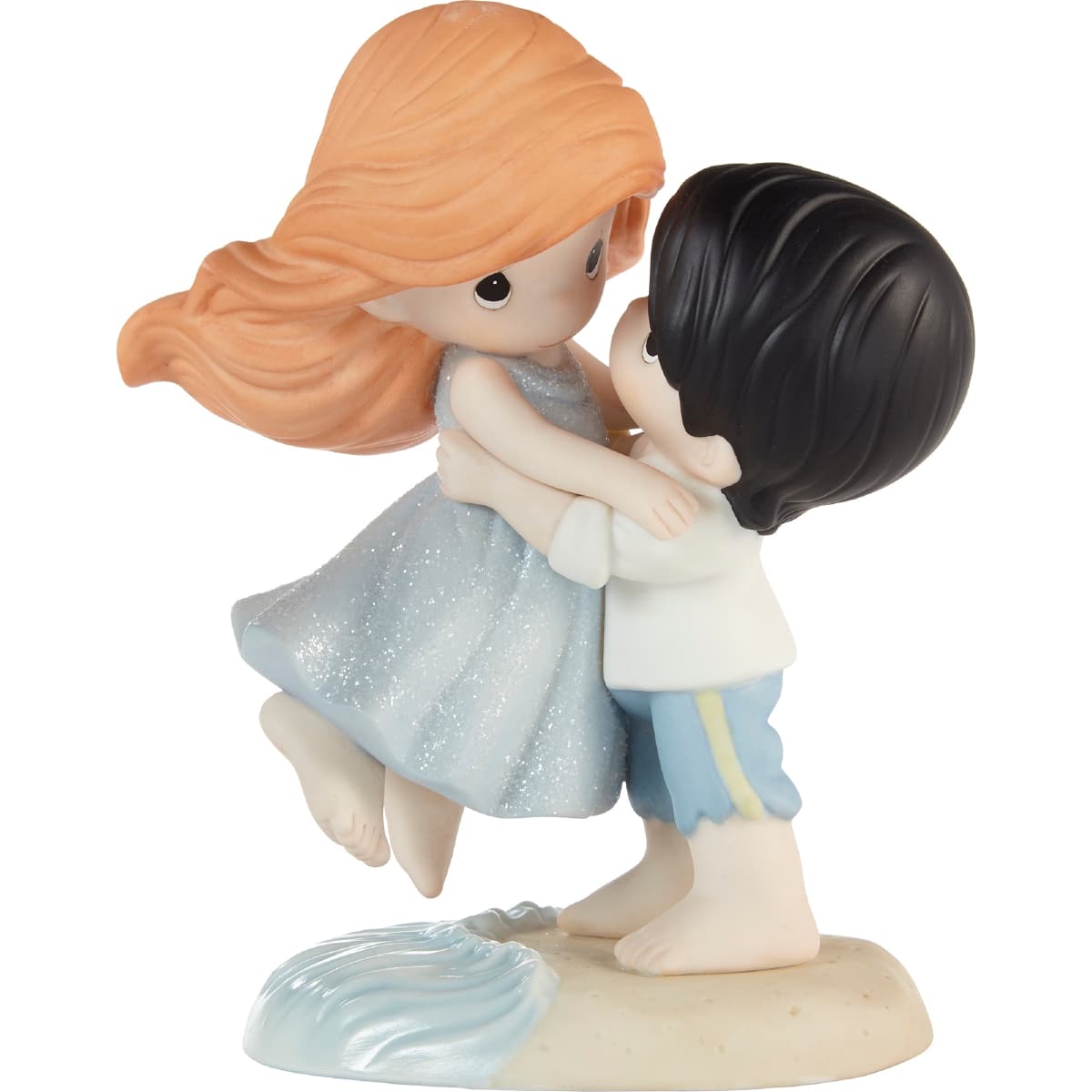 Precious Moments Disney&#xAE; The Little Mermaid With You, I Have It All Bisque Porcelain Figurine